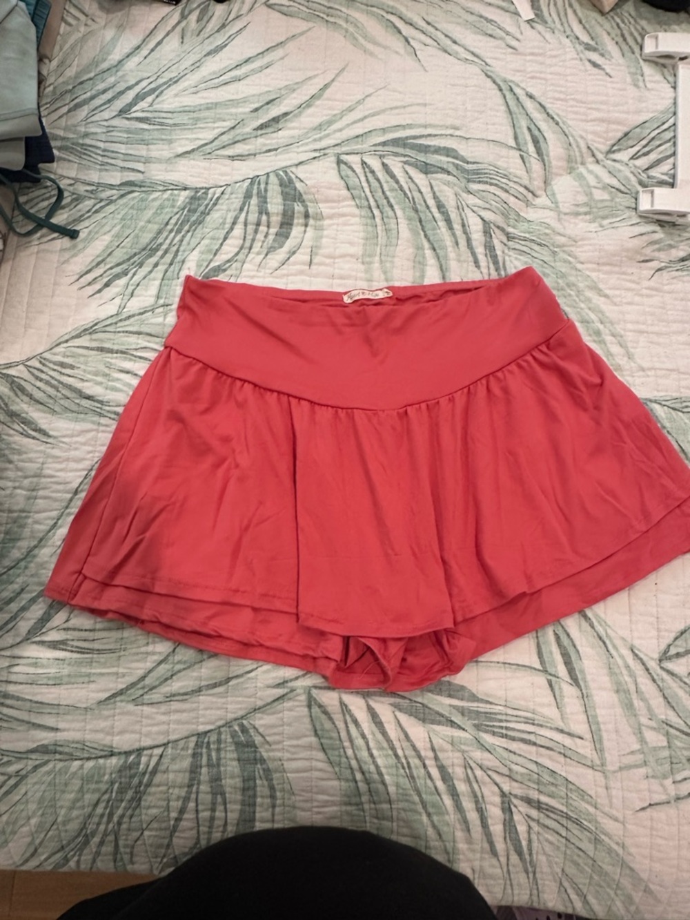 Heart Hips Coral Skort Shorts